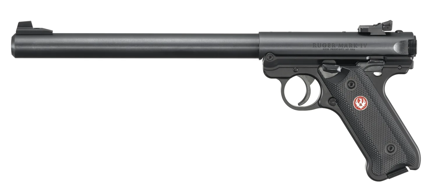 RUGER MKIV TRGT 22LR 10" BL/SYN 10+1