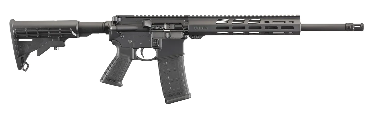 RUGER AR-556 5.56 BLK 16" 30RD MLOK