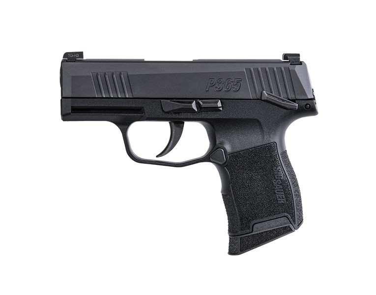 SIG SAUER P365 380ACP Black Concealed Carry Pistol with Night Sights and Manual Safety