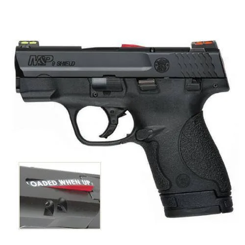 Smith & Wesson M&P 9 Shield 9mm Pistol with Hi-Viz Sights and Load Chamber Indicator