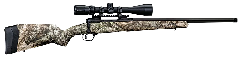 Savage Arms 110 Apex Predator XP Rifle 6.5 Creedmoor 24" Barrel Mossy Oak Camo with Vortex Crossfire II 3-9x40 Scope