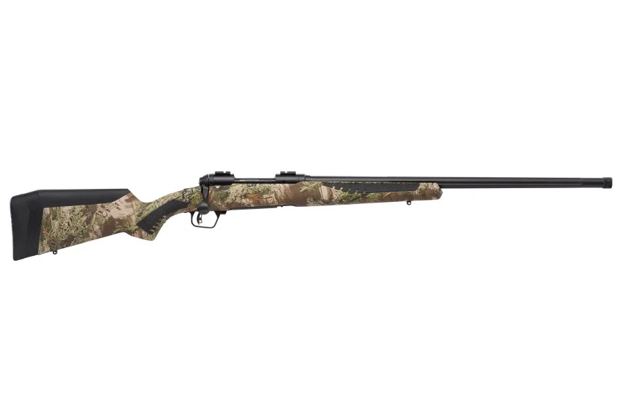 Savage Arms 110 Predator Bolt-Action Rifle with 26-inch Barrel and Camo Stock