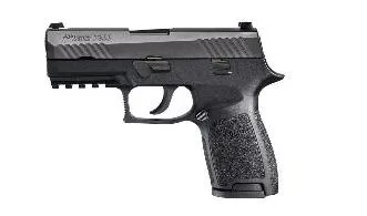 Sig Sauer P320 Compact 9mm Luger Handgun with 10rd Magazines, Nitron Finish, and Siglite Sights