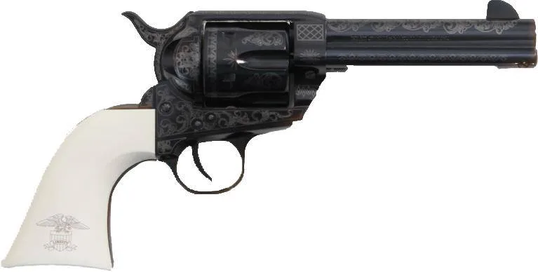 TRADITIONS 1873 SA Liberty .45LC Blued/White 4.75" Barrel Revolver