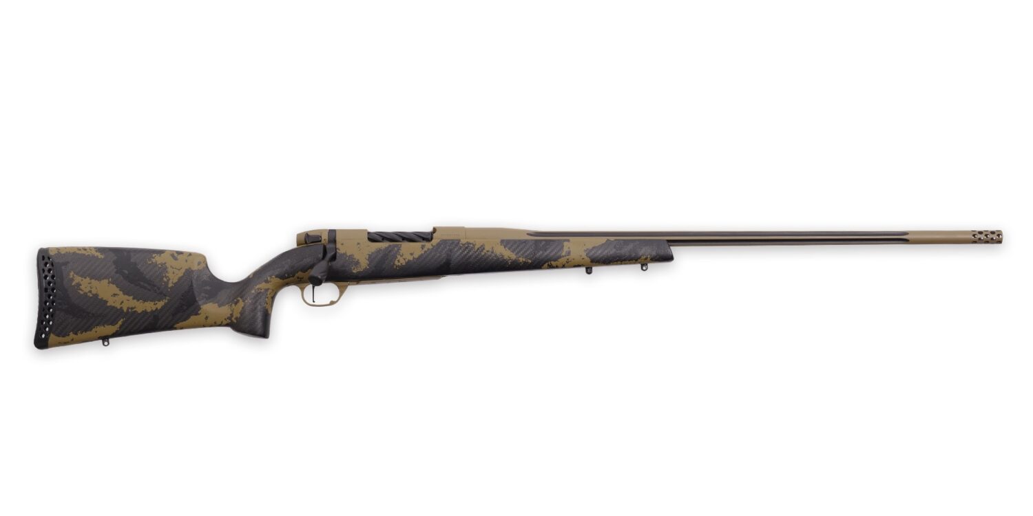 Weatherby Mark V Apex 28 Nosler Rifle with FDE Cerakote Finish and 26-inch Barrel