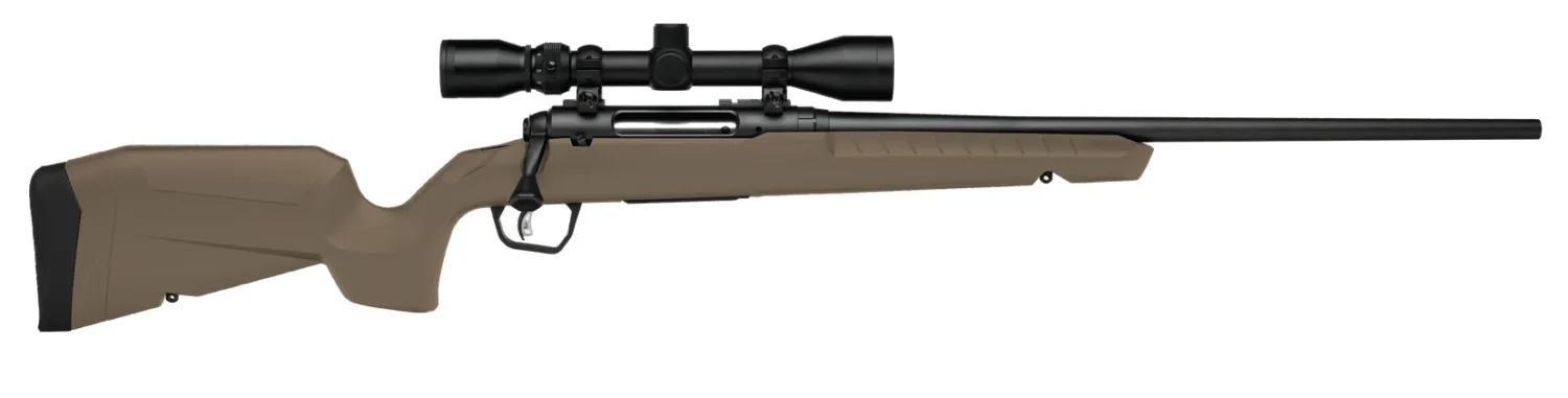 SAVAGE ARMS AXIS 2 7MM08 BL/FDE 22" PKG