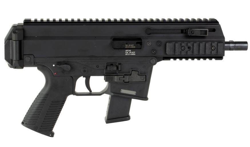 B&T APC45 PRO 45ACP Semi-Auto Pistol Black with 6.8-inch Barrel and Glock Compatibility