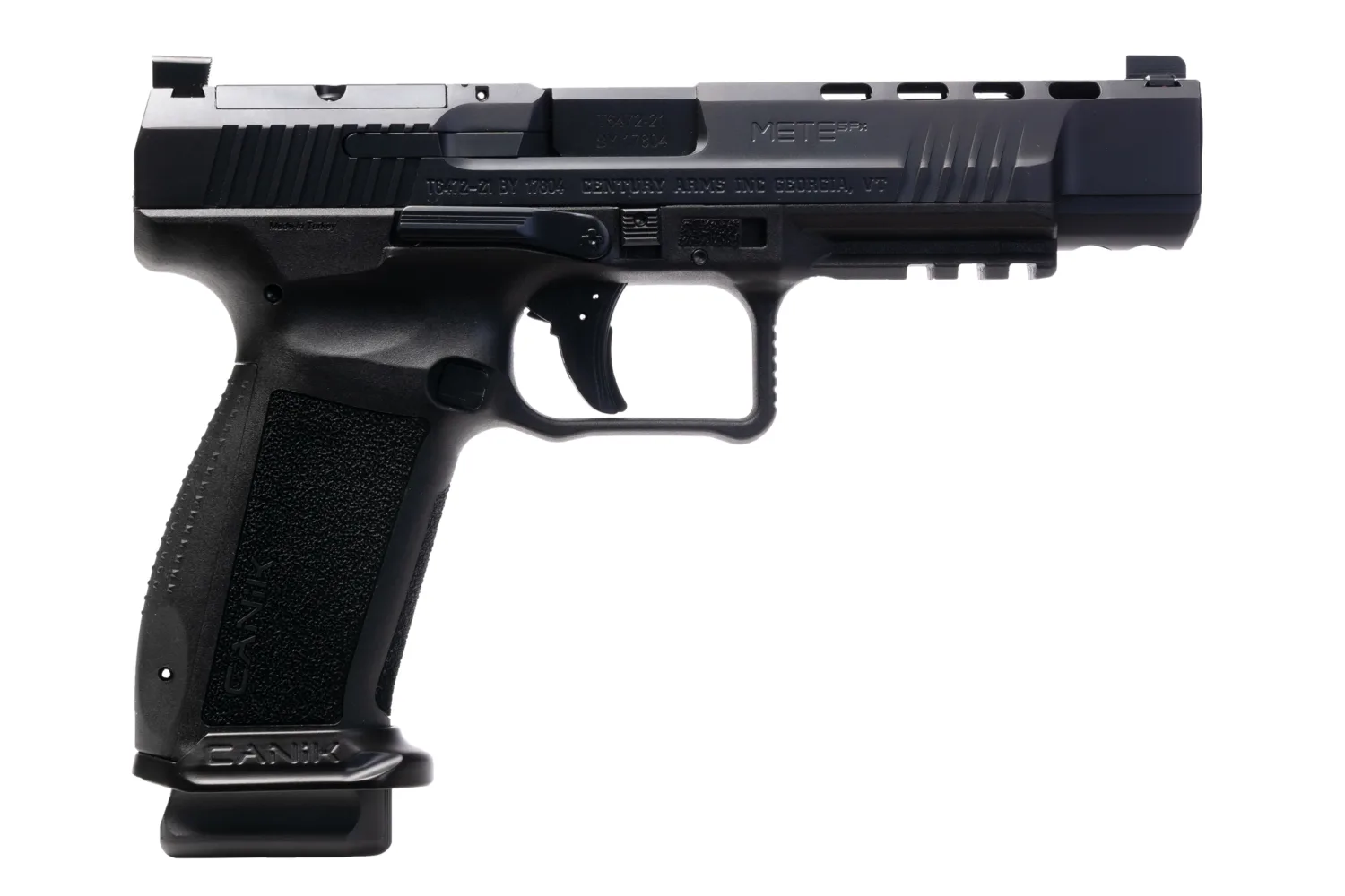 CANIK METE SFX 9MM BLK 10+1 5.2" Barrel, Optics Ready, Fiber Optic Front