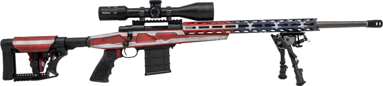 HOWA APC USA Flag CF 6.5 Creedmoor Rifle Package with Carbon Fiber Stock and Scope