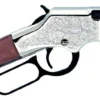 HENRY SILVER EAGLE 22S/L/LR - 20" OCTAGON WALNUT ENGRAVED - Image 2