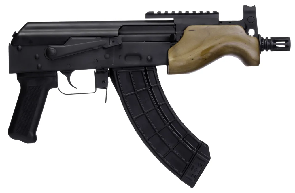 Century Arms VSKA Micro Draco AK-47 Pistol with 6-inch Barrel, 7.62x39, and 30-Round Magazine