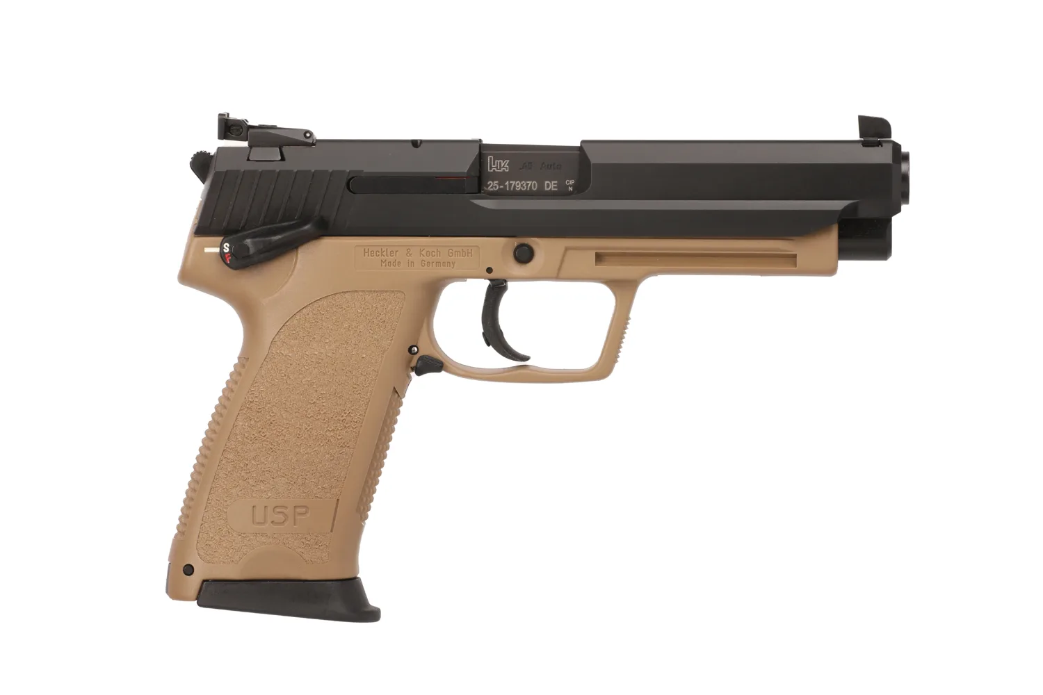 HECKLER AND KOCH (HK USA) USP45 EXPERT V1 45ACP FDE 12+1