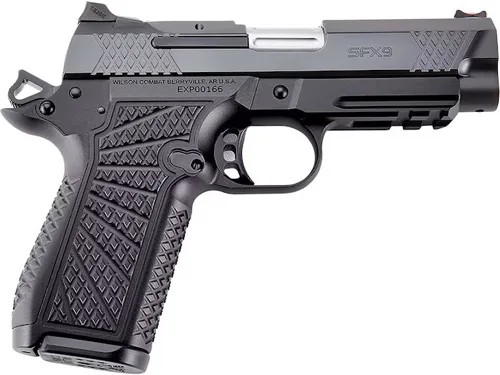 Wilson Combat SFX9 9mm Pistol, 4" Barrel, 15+1 Capacity, Black, with Rail