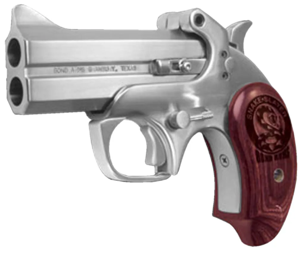 Bond Arms Snake Slayer STS .45/.410 Derringer with Rubber Grips and Stainless Steel Finish