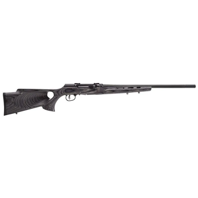 Savage A22 Target Thumbhole Rifle in 22 LR with 22" Barrel and Grey Wood Stock