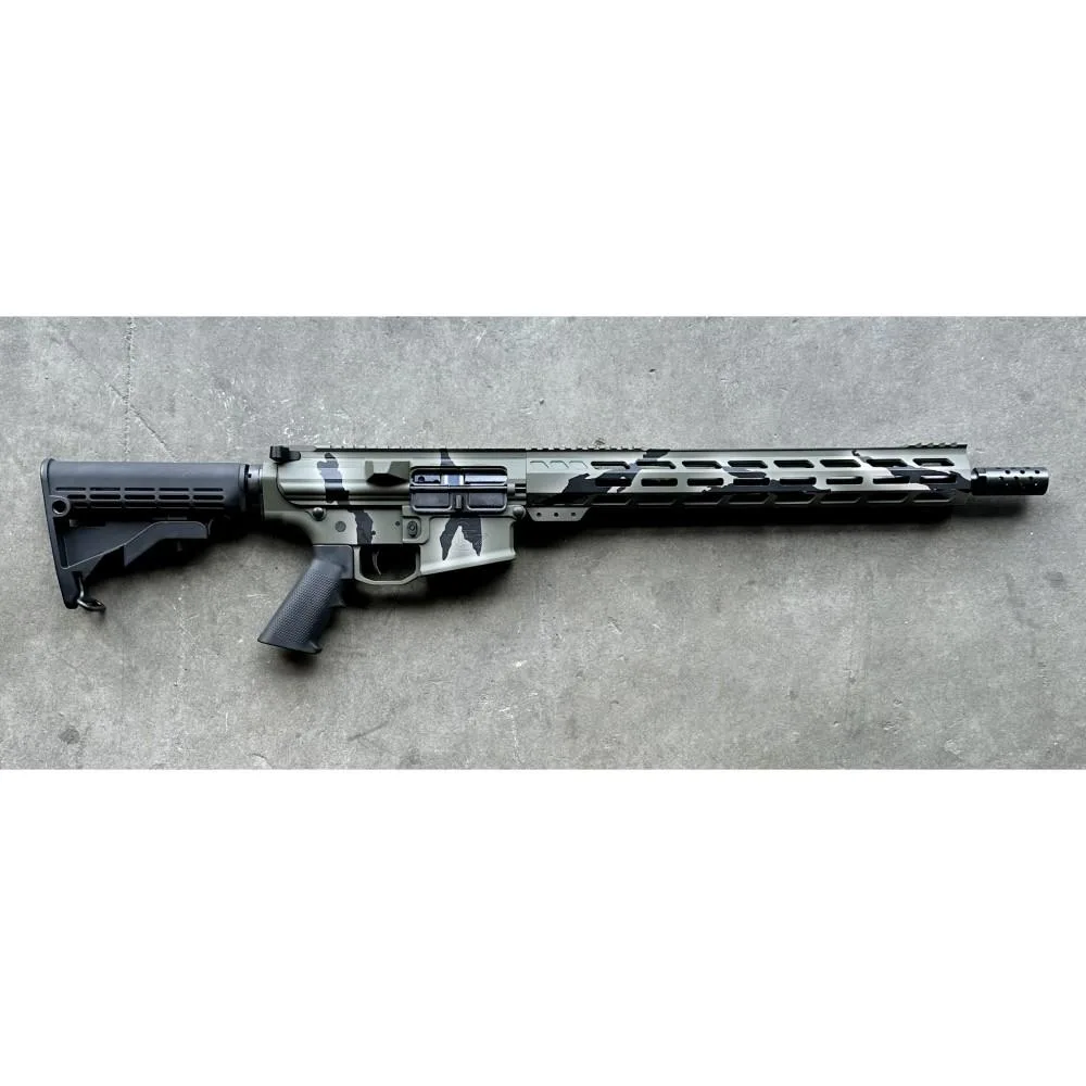 GLFA Tactical Pursuit Rifle .308 Win, 10-Round Magazine, Green Camo, 16" Barrel