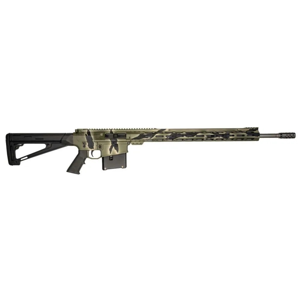 GLFA 300 Win Mag Rifle, Pursuit Green Camo, Stainless Steel, 24" Barrel, 5rd