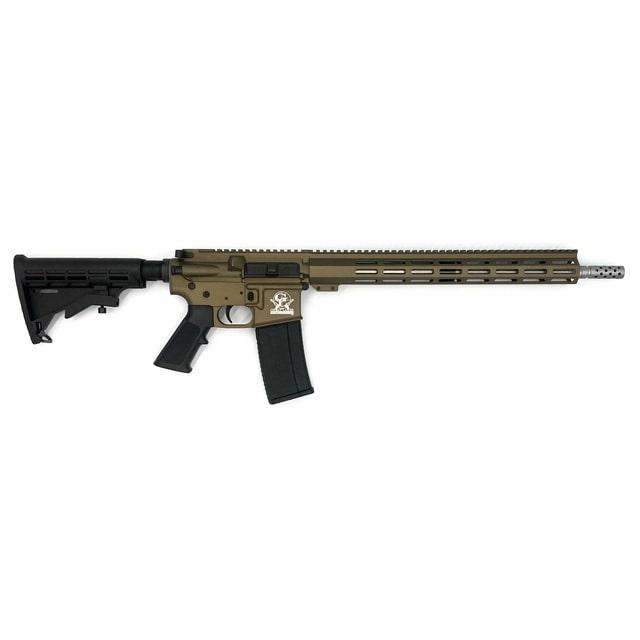 GLFA AR15 Rifle .223 Wylde with 16-inch Barrel, 30-Round Magazine, and Black Finish