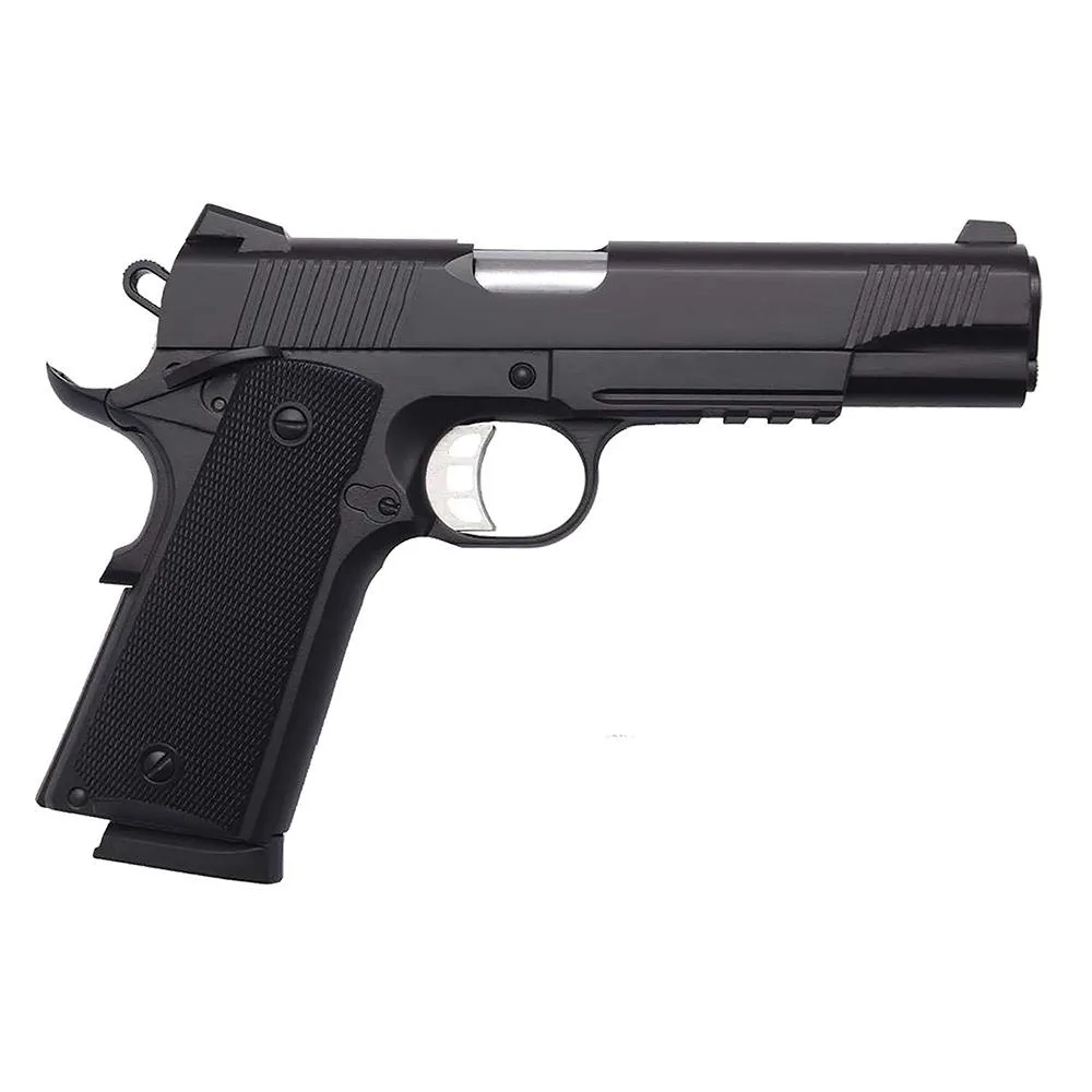 SDS Imports Tisas 1911 Duty B9R Handgun 9mm, 9-Round, 5" Barrel, Black Cerakote