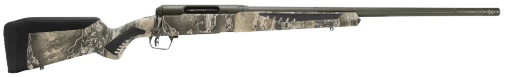 Savage 110 Timberline .243 Winchester Bolt-Action Rifle with 22-inch Barrel and TrueTimber Strata Camo