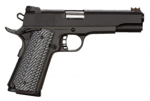 Rock Island Armory M1911-A1 FS Tac II .45 ACP Handgun with 5-inch barrel and G10 grips