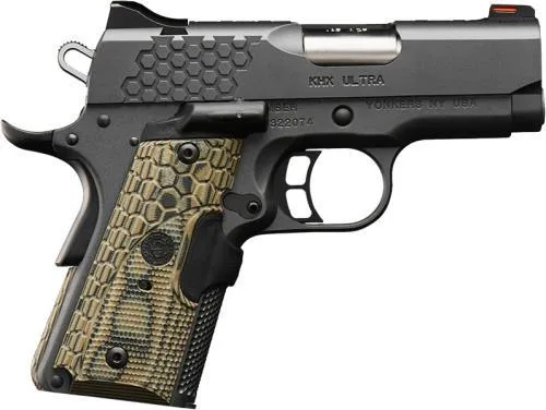 Kimber KHX Ultra 45ACP pistol with 3-inch barrel, 7+1 capacity, laser grips