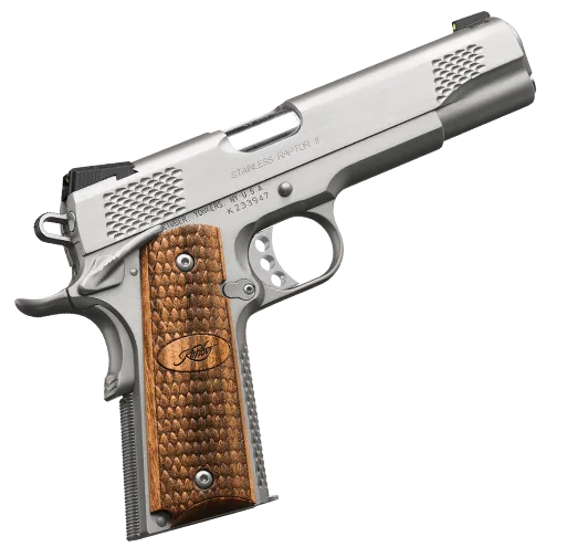 Kimber Stainless Raptor II .45 ACP 5" Barrel 1911 Handgun with Tactical Night Sights