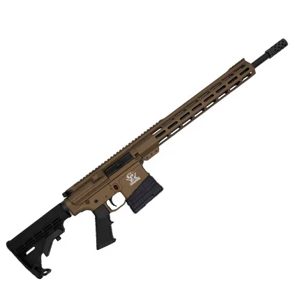 GLFA AR10 Rifle .308 Win, 18 inch Barrel, Flat Dark Earth, 20+1 Rounds