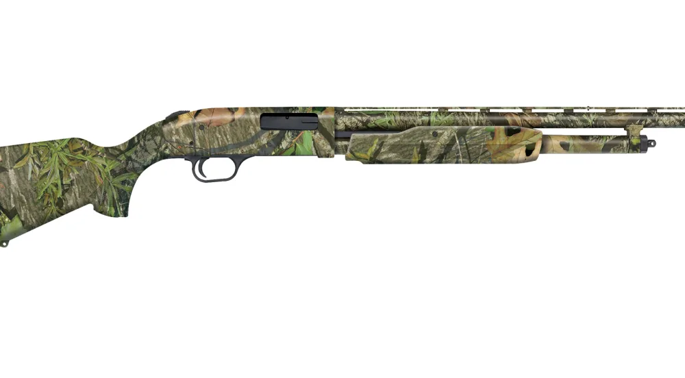 MOSSBERG 500 SUPER BANTAM TURKEY 20G PUMP 3" CHAMBER 22" VR BBL, MO OBSESSION 5+1