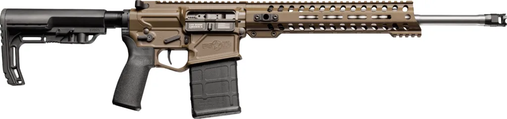 POF USA ROGUE DI .308 WIN 16.5" Brown Lightweight Battle Rifle with Ambidextrous Controls