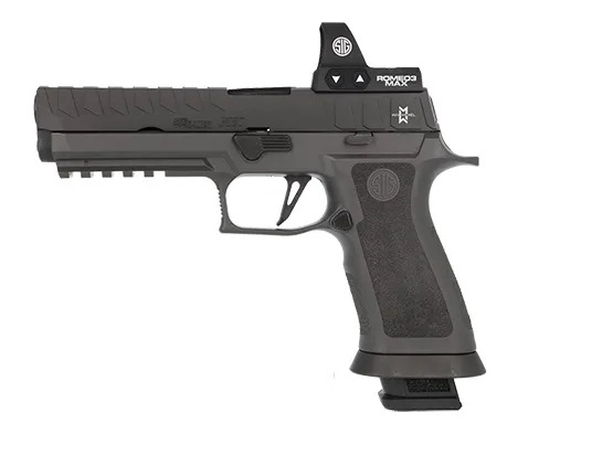 Sig Sauer P320 MAX Handgun 9mm Luger 21rd 5" Barrel Heavy X Grip Romeo3 Optic