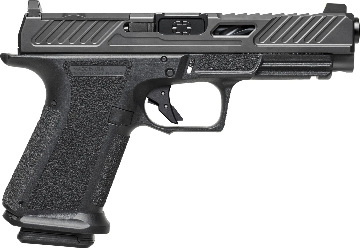 Shadow Systems MR920L Elite 9mm pistol in black and bronze, optic-ready, 10+1 capacity