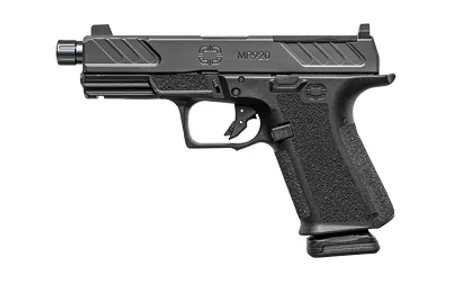 Shadow Systems MR920 9mm Pistol, Black, Optic-Ready, Threaded Barrel, 15+1 Capacity