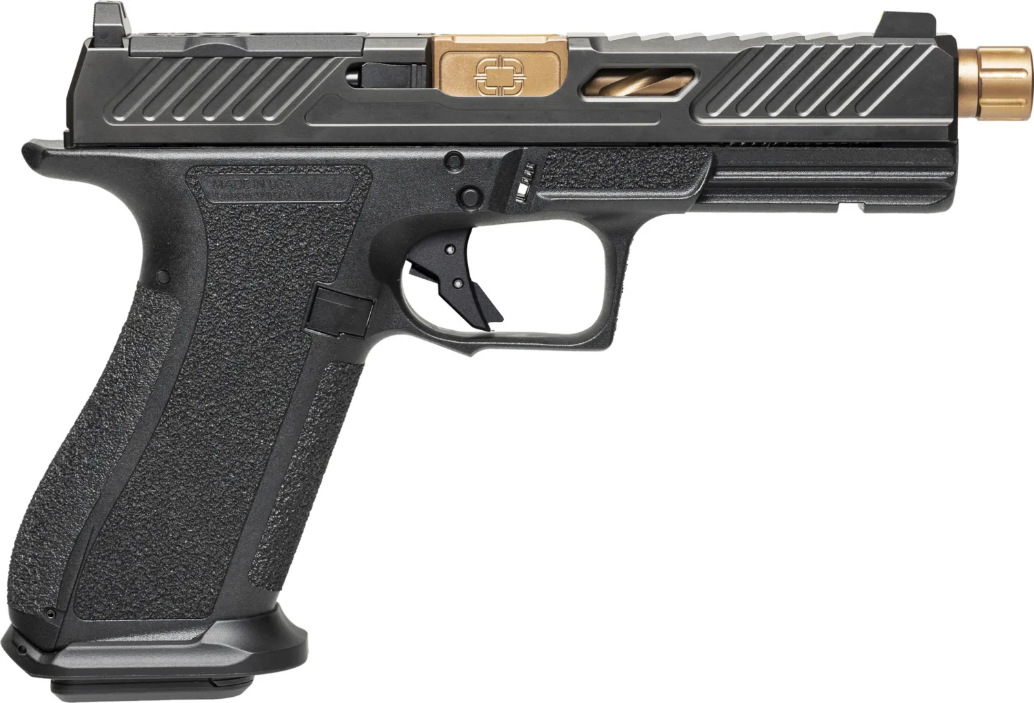 Shadow Systems DR920 Elite 9mm, Black/Bronze, OR, TB, 10+1