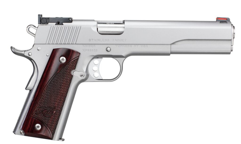 Kimber Stainless Target LS 45 ACP 6 Inch Barrel Adjustable Sights Premium Stainless Steel Pistol