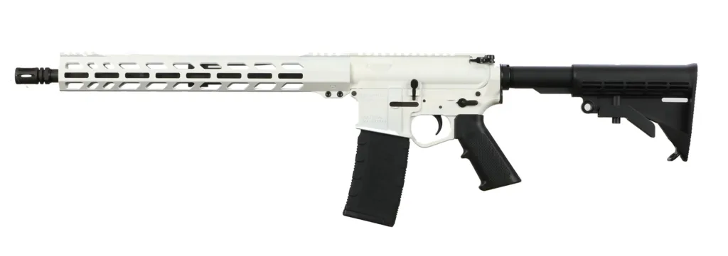 WISE ARMS WA-15B 5.56MM White 16" Tactical AR-15 Rifle with MOE Stock and M-LOK Handguard