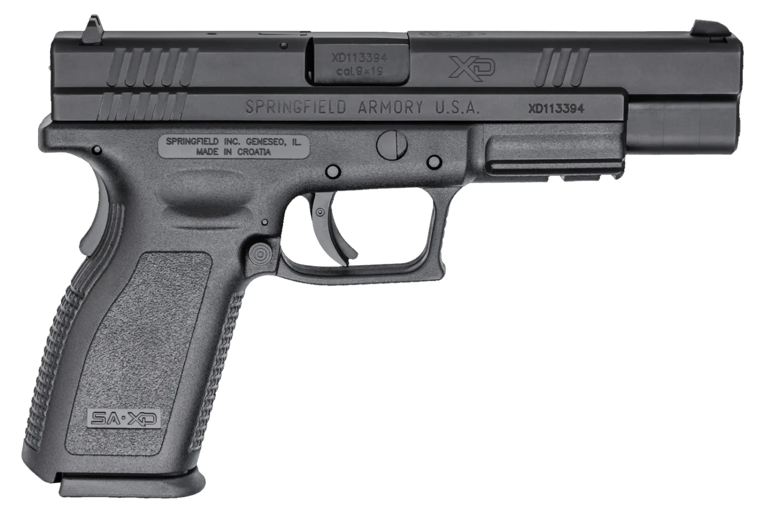 SPRINGFIELD ARMORY XD 9MM BLACK 5" 10+1