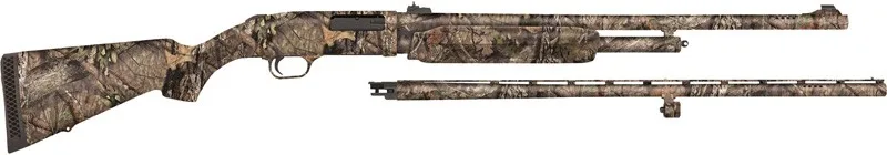 Mossberg 500 20 GA Combo Shotgun with 26 inch and 24 inch barrels, synthetic stock